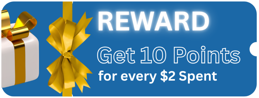 Get rewarded for every purchase!!!